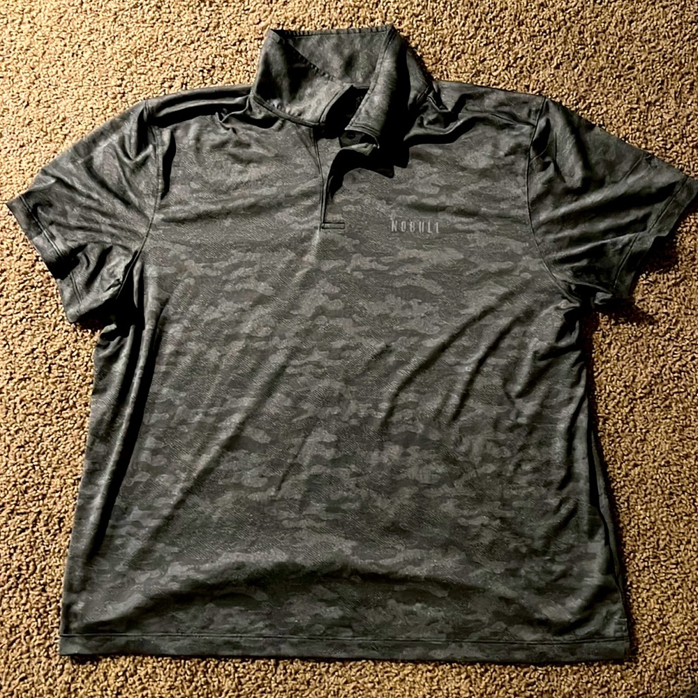 NoBull mens camo polo